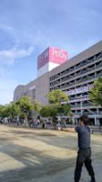 今日は、坂出駅前でラジオ体操です。（8/9）